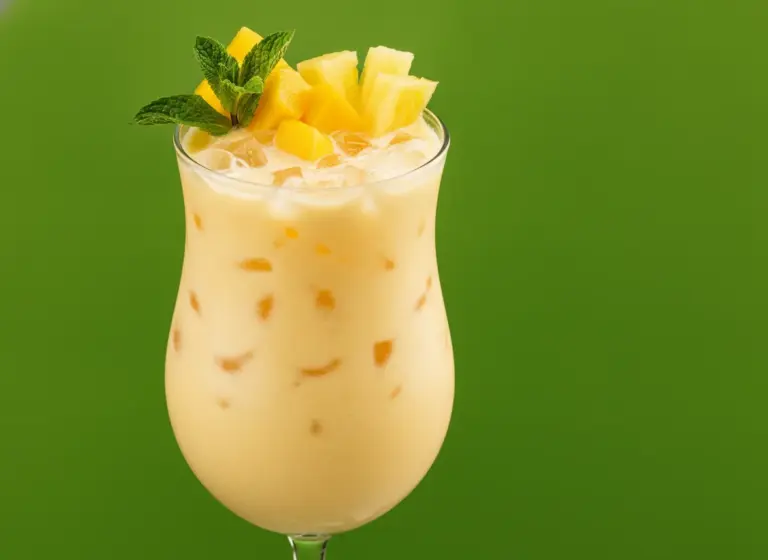 Mango-Colada im Glas