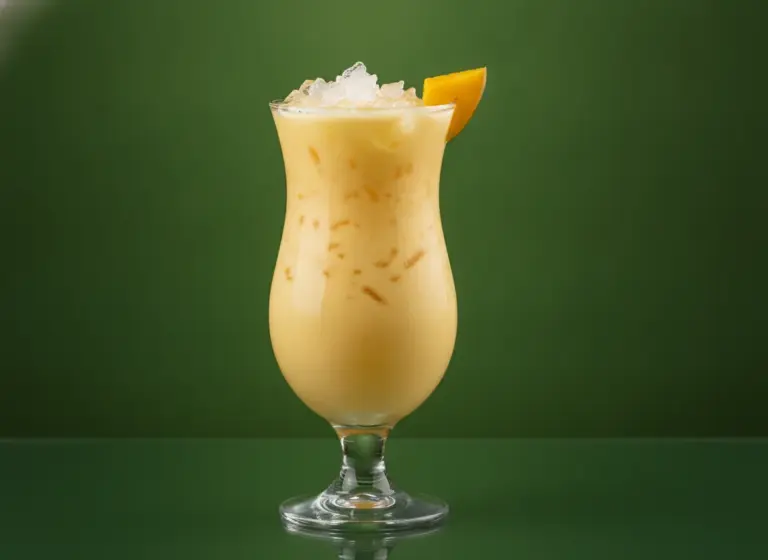 Mango Colada ohne Ananas im Glas