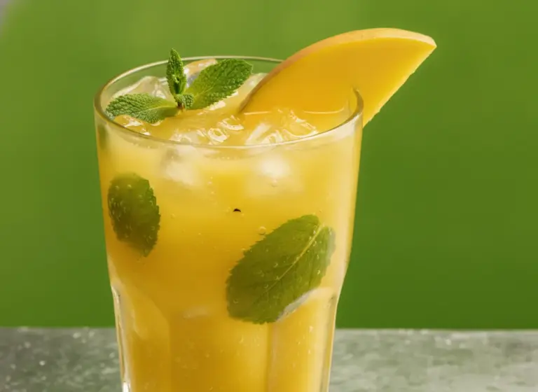 Mango Mojito im Glas
