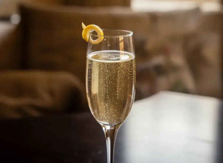 Martini Royale im Glas