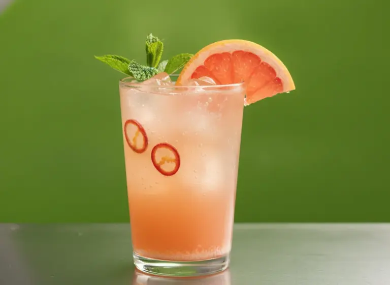 Mezcal Paloma Picante im Glas