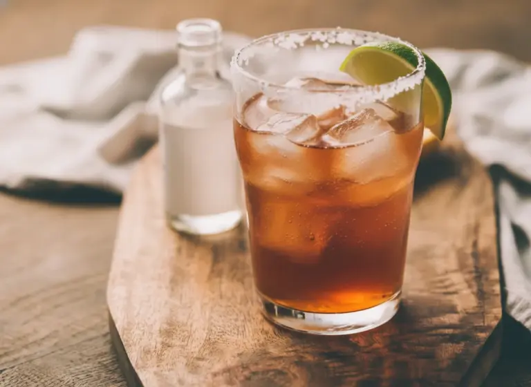 Michelada im Glas