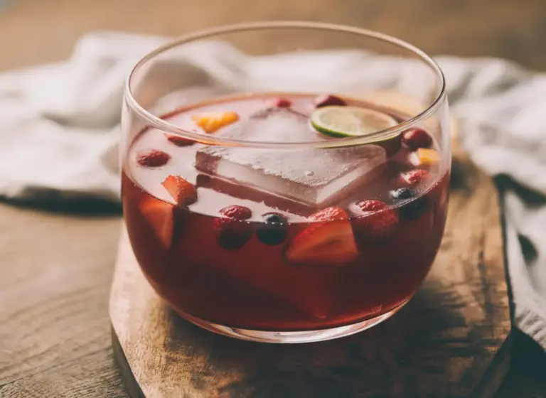 New Year’s Eve Punch im Glas