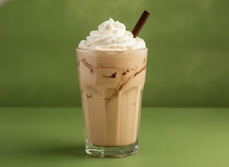 Nutella Erdnussbutter Shake im Glas