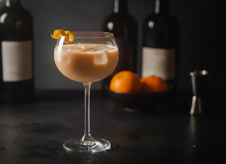 Orange & Dark Chocolate Alexander im Glas