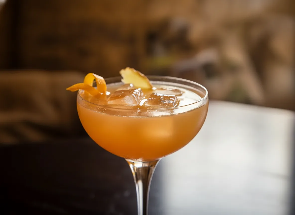 Orange Ginger Gimlet