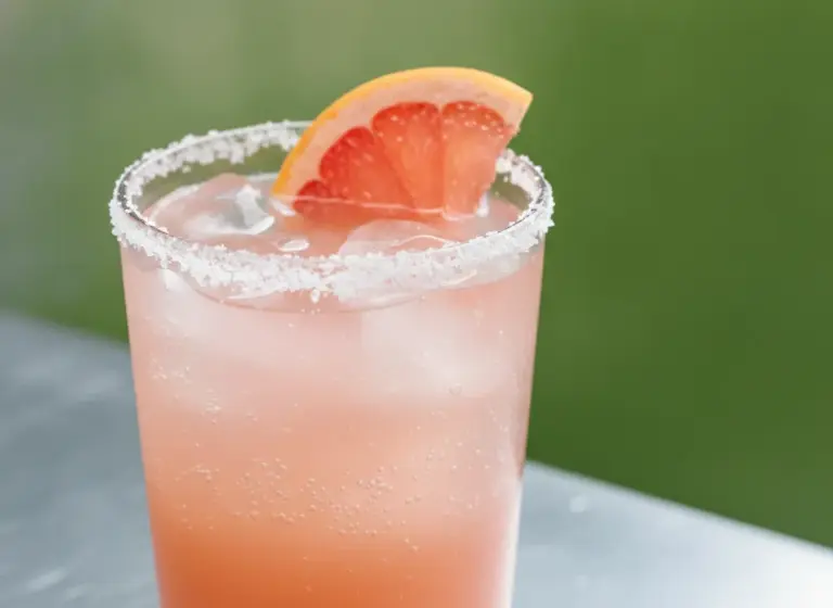 Paloma with Mezcal im Glas