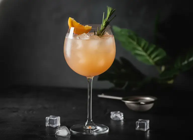 Peach Cup im Glas
