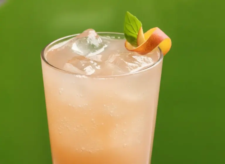 Peach Sling im Glas