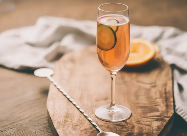 Pimm’s Royale im Glas