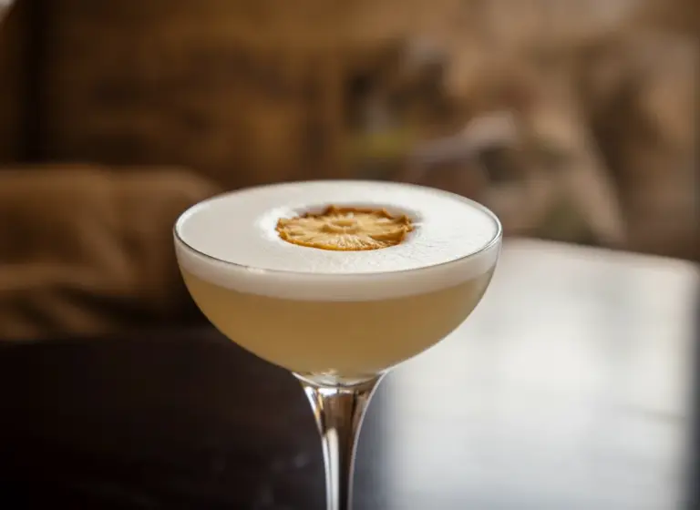 Pisco Punch im Glas