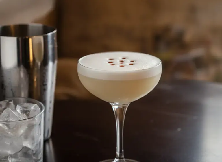 Pisco Sour im Glas