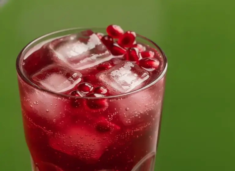 Pomegranate Fizz im Glas