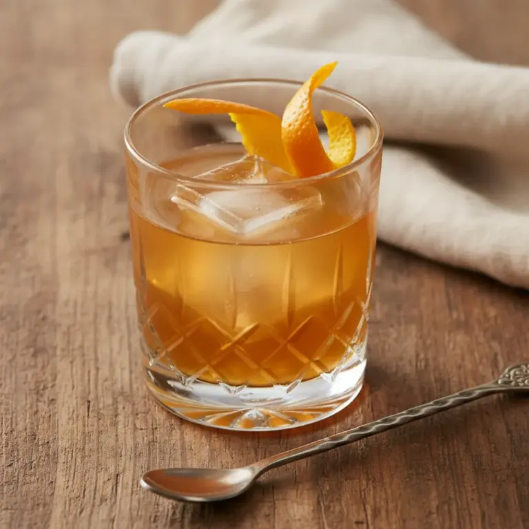 Pumpkin Spice Old Fashioned im Glas