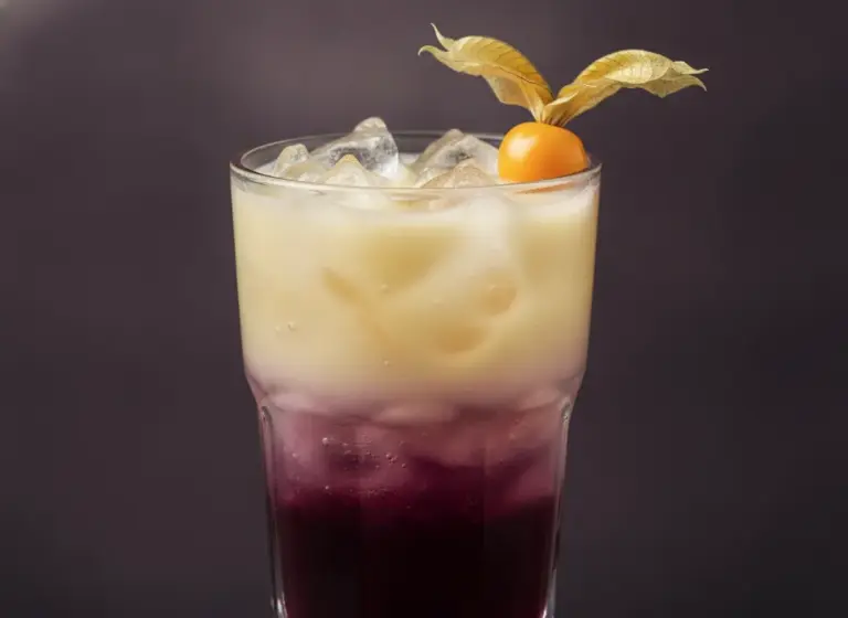 Purpur Pineapple – alkoholfrei im Glas
