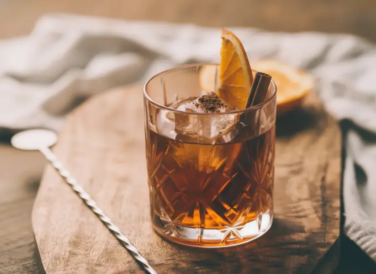 Rauchiger Winter Pimm’s im Glas