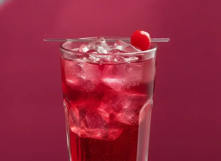Red Bird im Glas