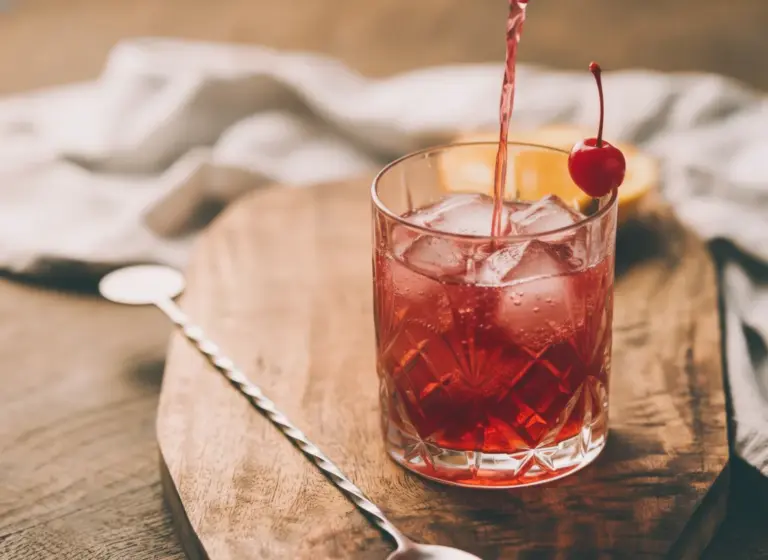 Red Finish Sour im Glas