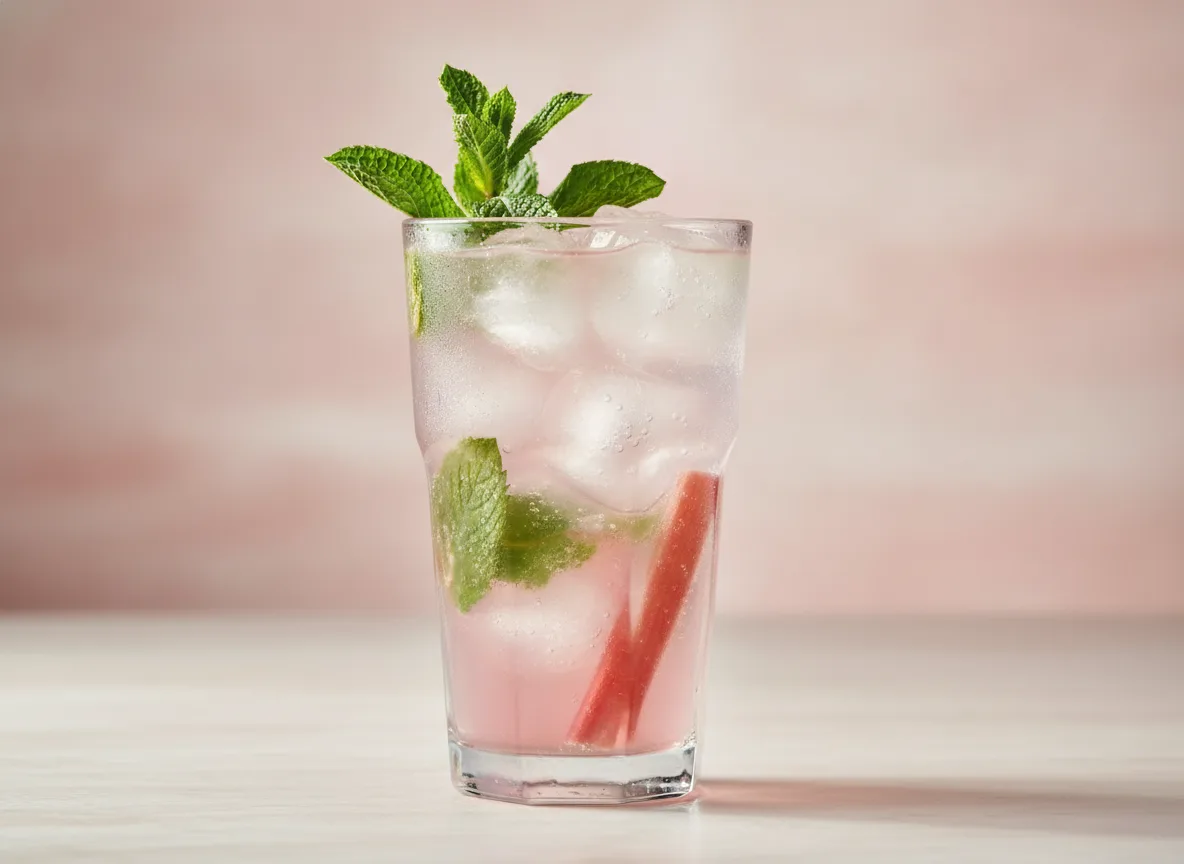 Rhubarb Mojito