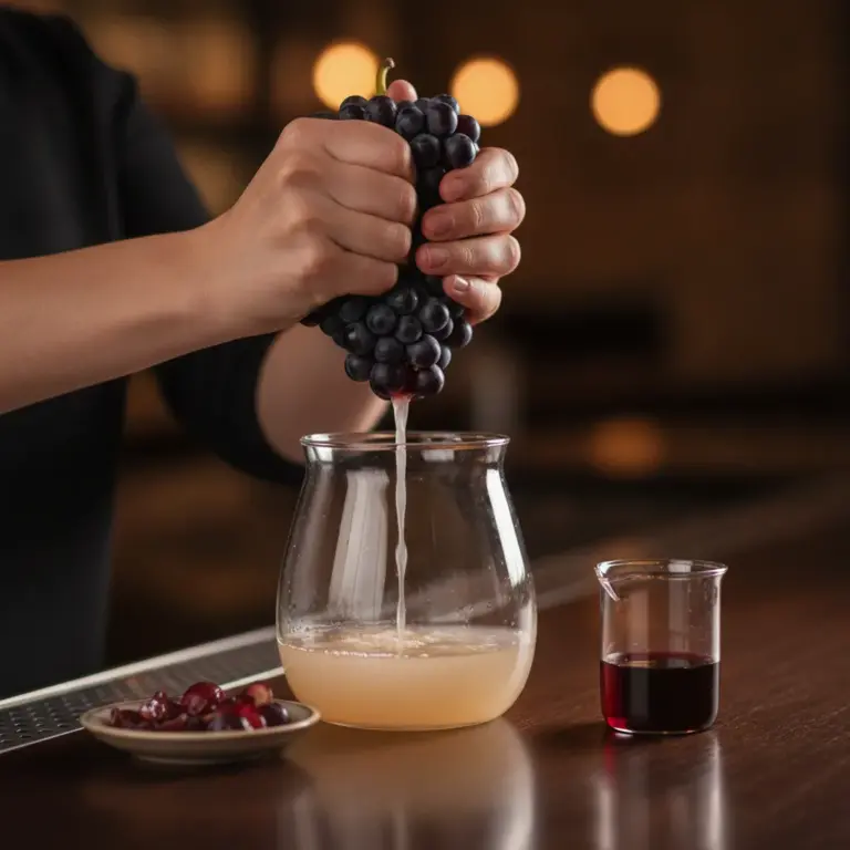 Rotwein-Herstellung