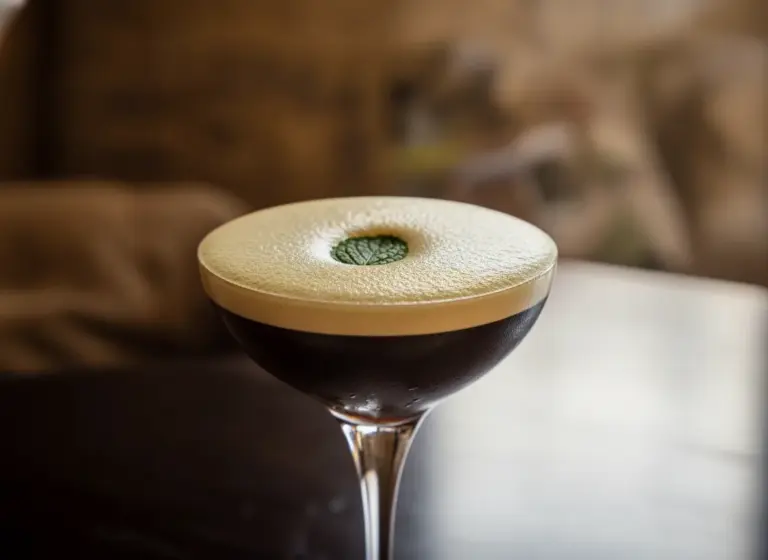 Rye Coffee Grasshopper im Glas