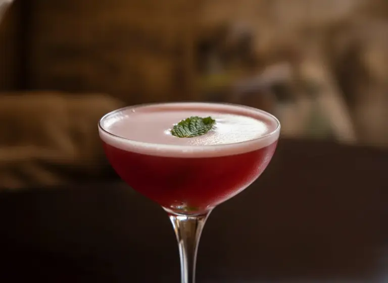 Santa’s Hat Cocktail im Glas