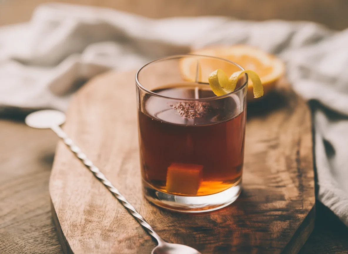 Sazerac mit Chartreuse
