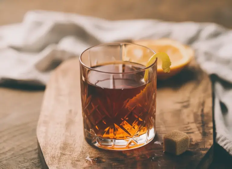 Sazerac mit Cognac im Glas