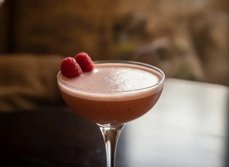 Schoko-Himbeer-Variante im Glas