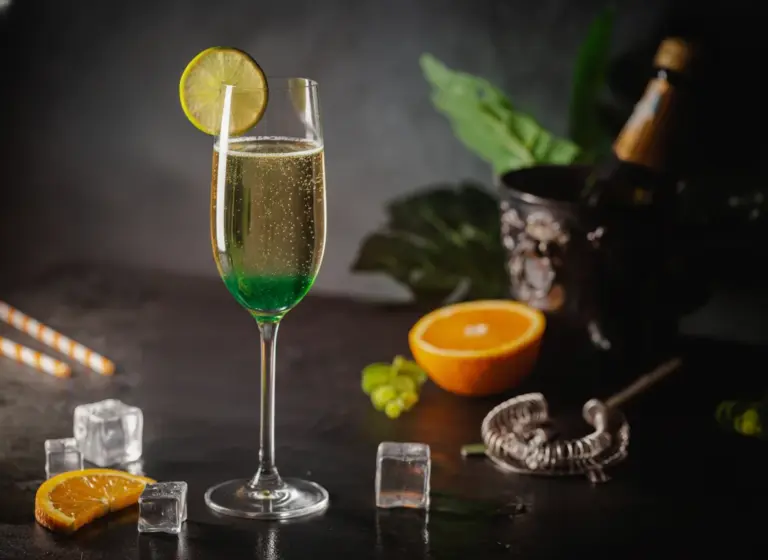 Serpentine im Glas