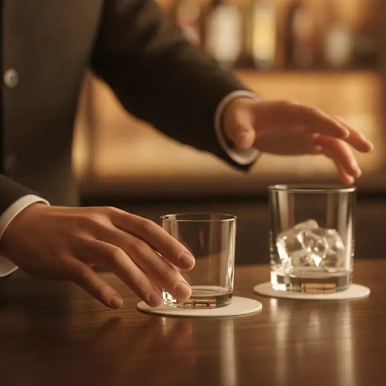Service und Etikette hinter der Bar