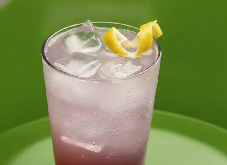 Sloe Gin Fizz im Glas