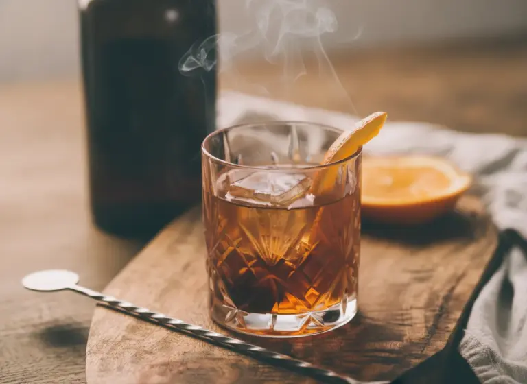 Smoked Old Fashioned im Glas
