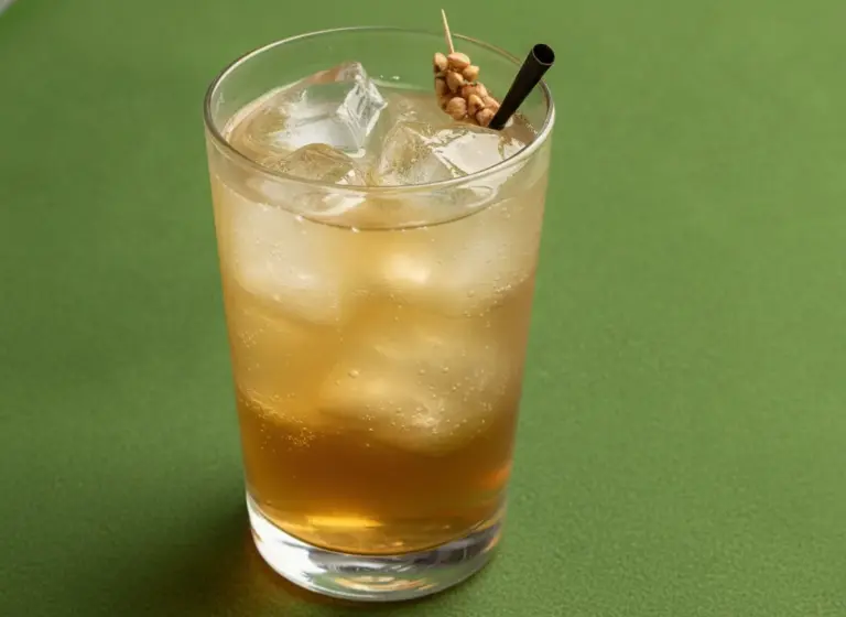 Soba-cha Highball im Glas