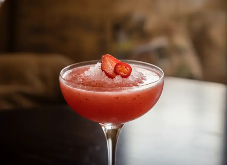 Spicy Strawberry Daiquiri im Glas