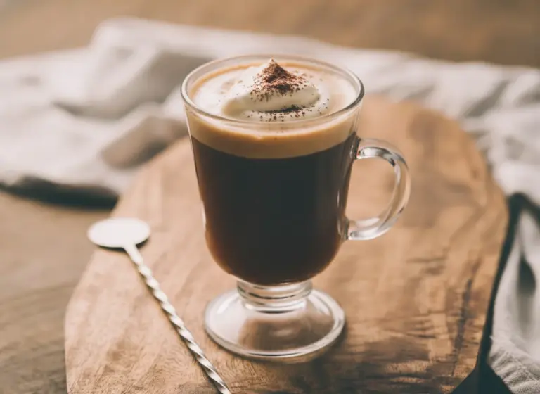 Spiked Chocolate Coffee im Glas