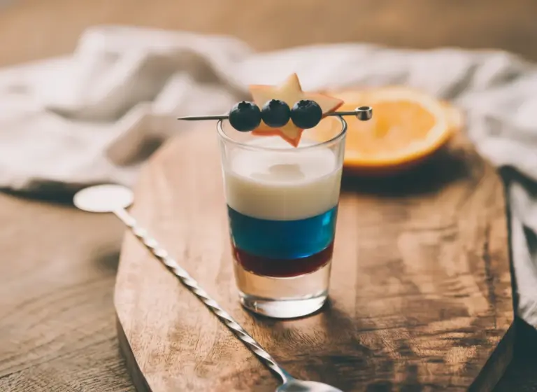 Stars und Stripes im Glas
