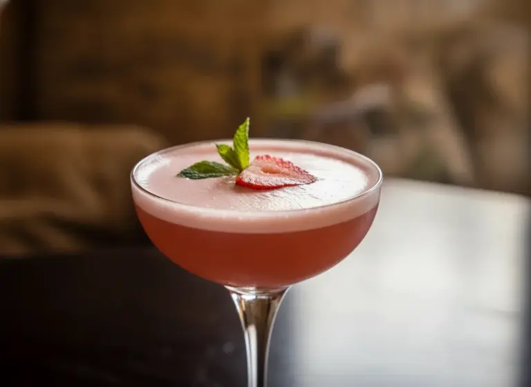 Strawberry Mint Daiquiri im Glas