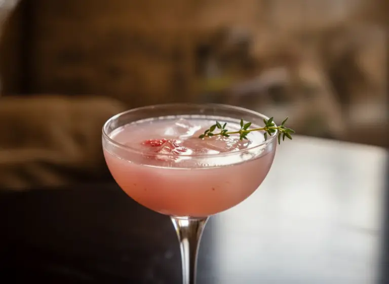 Strawberry Thyme Daiquiri im Glas