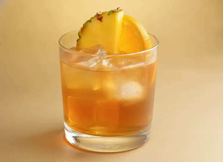 Tropical Whiskey Punch im Glas