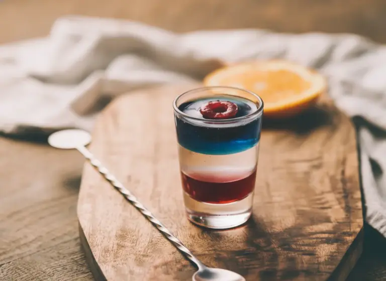 Union Jack im Glas