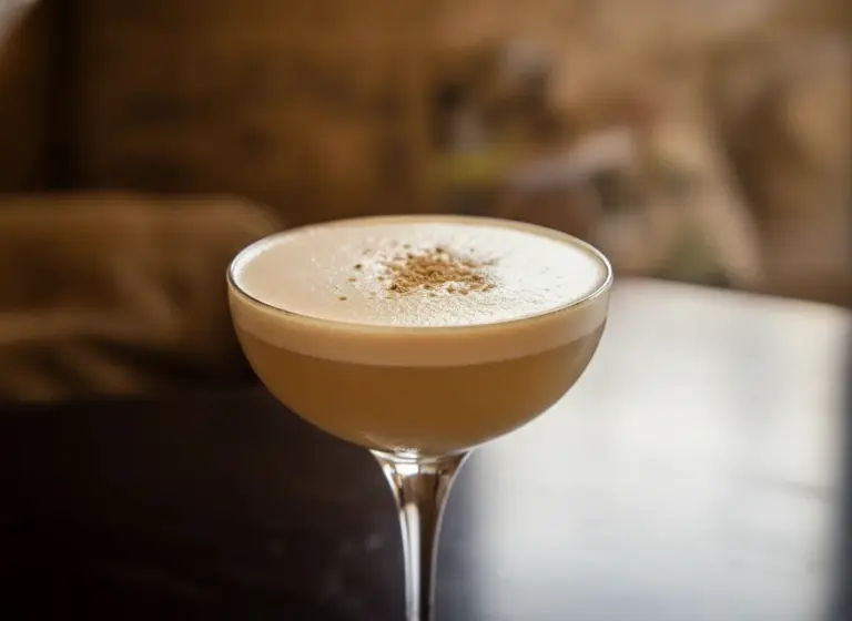 Vermouth Flip im Glas
