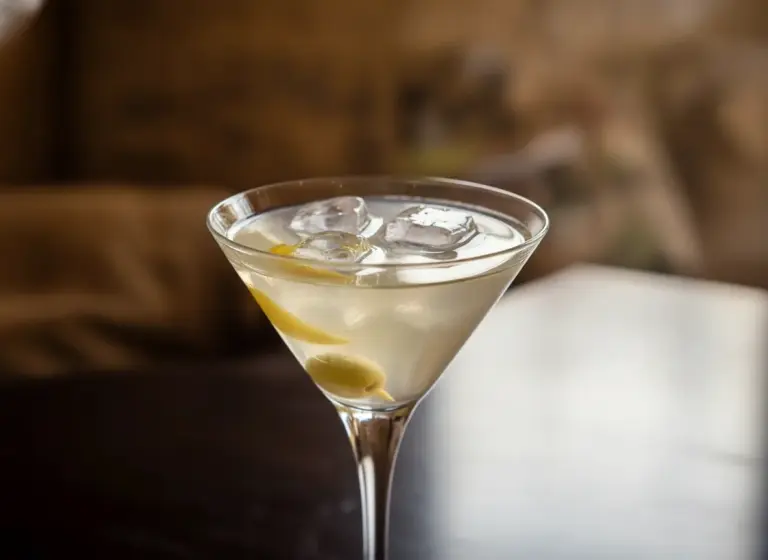Vodkatini im Glas