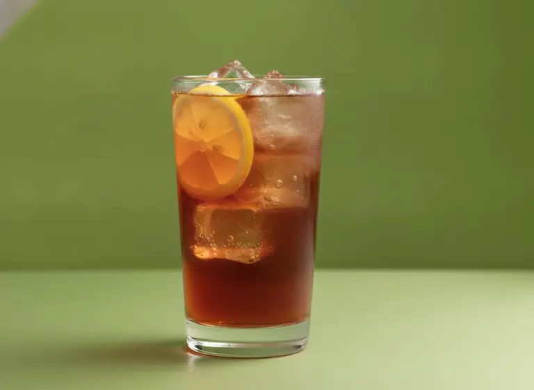 Wanglaoji-Baijiu-Longdrink (Kräutertee-Drink) im Glas