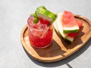 Wassermelonen-Basilikum-Limonade