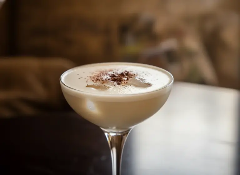 White Tiramisu Martini im Glas