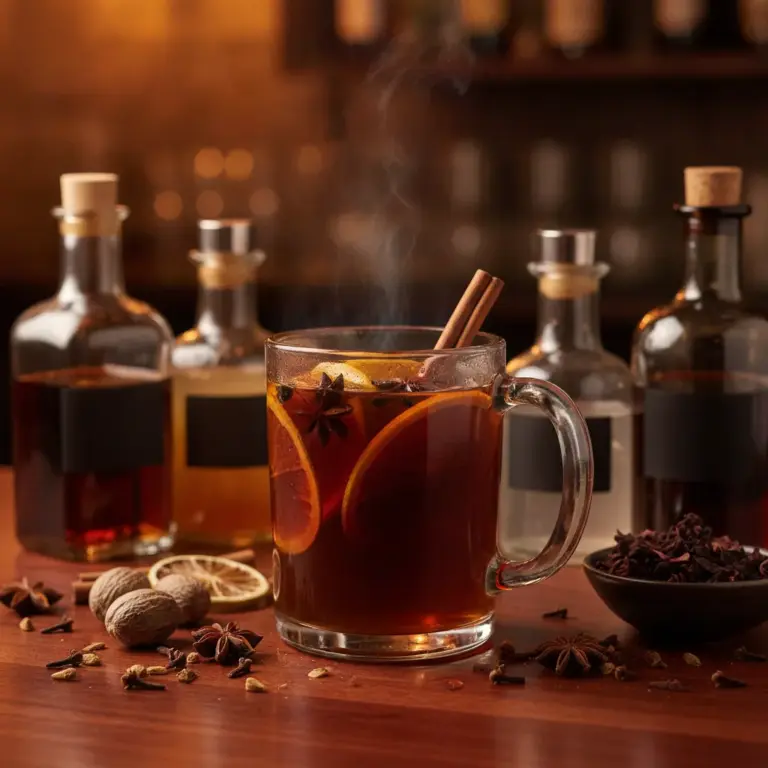 Winterlicher Rum Punch