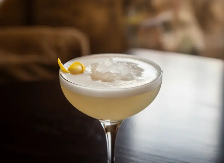 Yuzu Sour im Glas